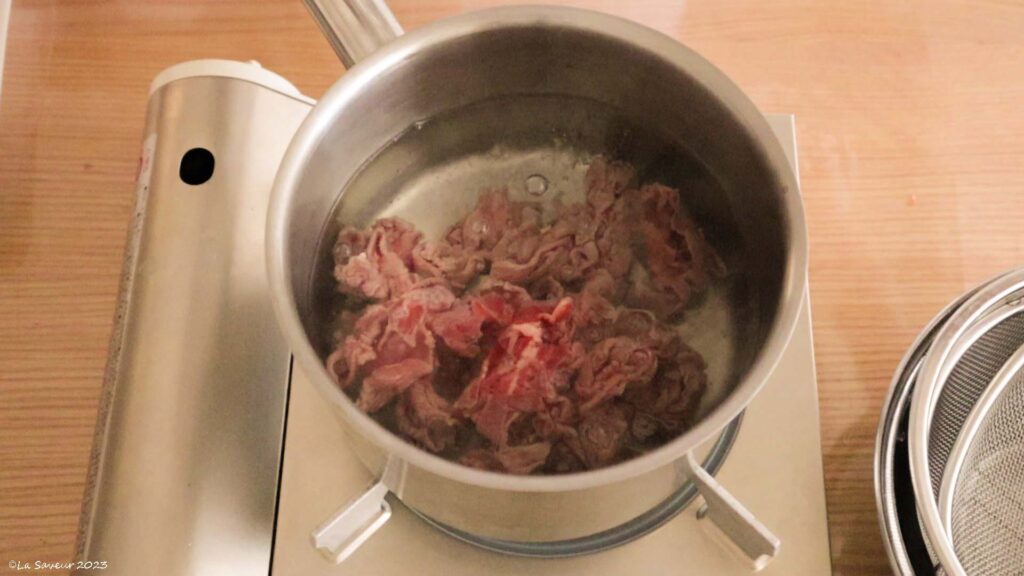 牛肉の下処理３