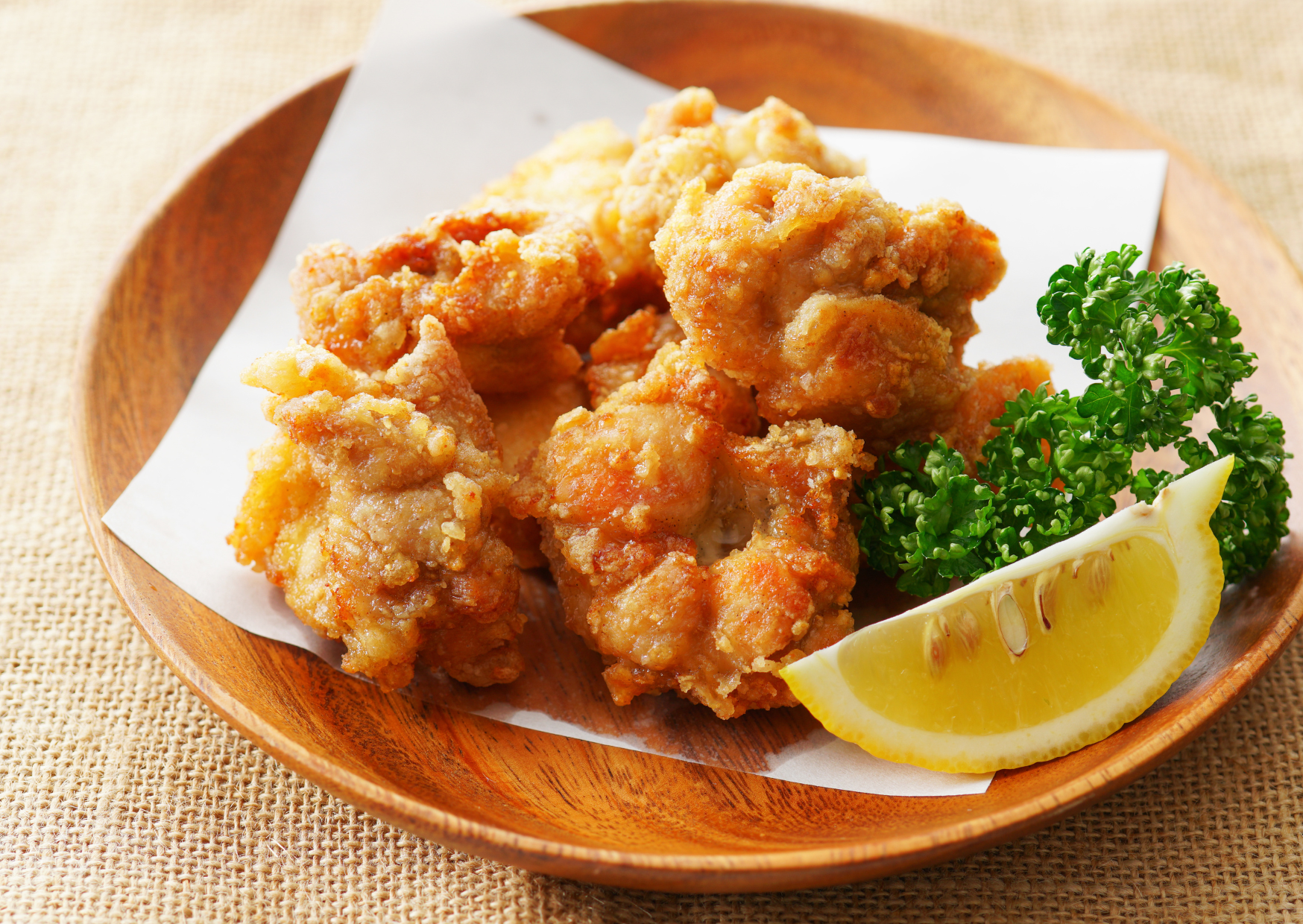 日本酒の下味でしっとり仕上げたから揚げ
